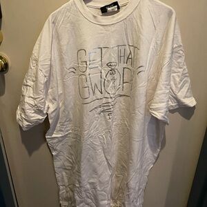 Algierz White Graphic T-Shirt - Get That GWOP